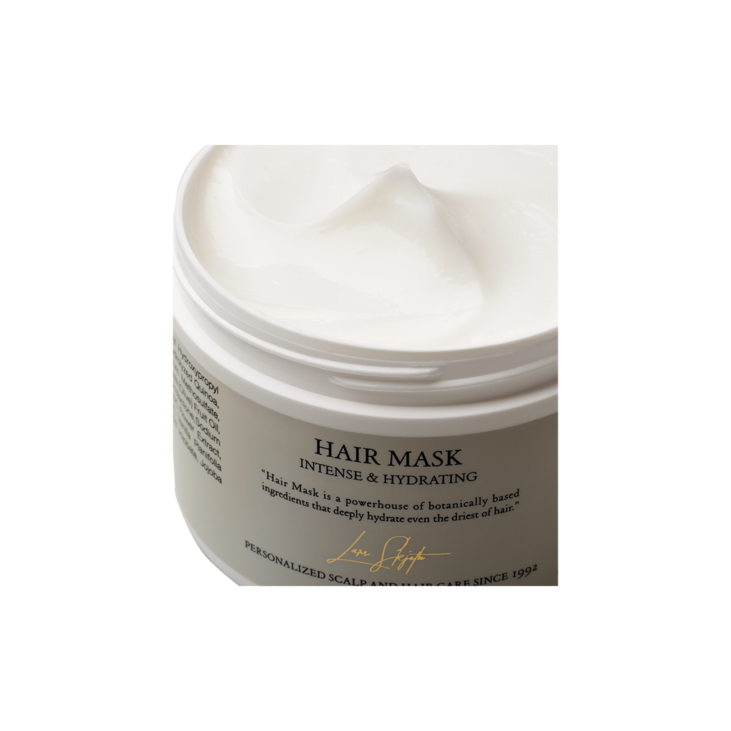 Product Close Up image of the front of the Harklinikken Hair Mask 250ml Product Texture